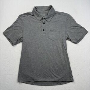 GORUCK TRIBLENDX Polo Shirt Mens Medium Gray Performance Tactical Stretch